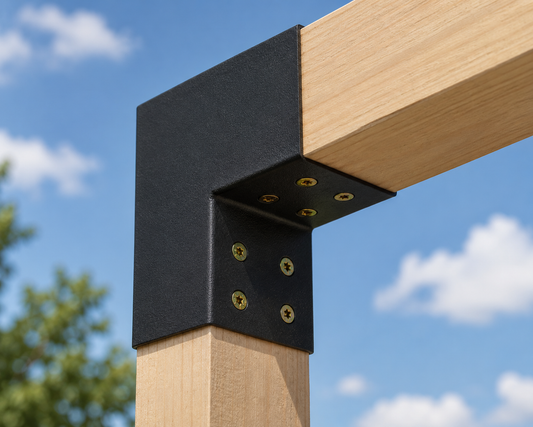 Hoekverbinder L voor houten balken
