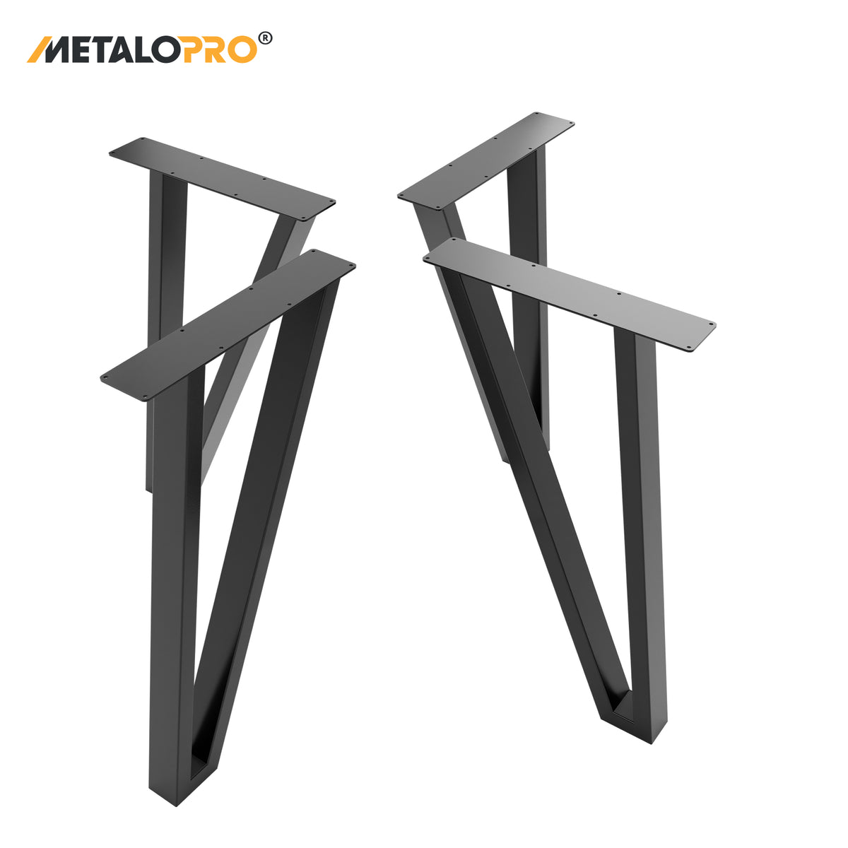 4x Metalen Tafelpoot Kentucky
