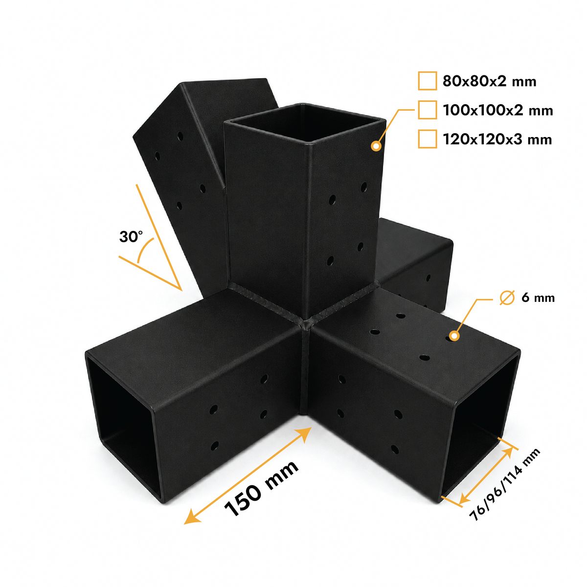 Balkverbinder X 30°