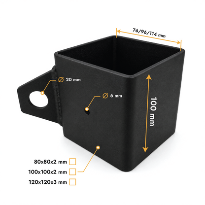 Balkverbinder met oog