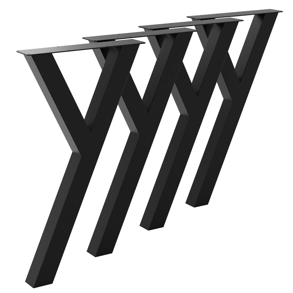 4x Metalen Tafelpoot Lucida