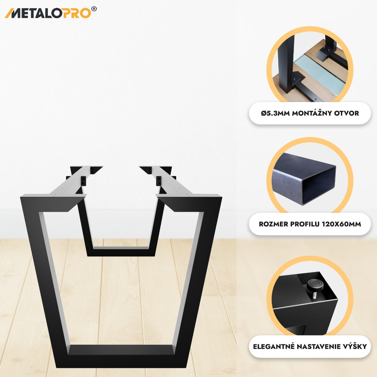 Metalen Tafelpoot Atria Epox Extreme