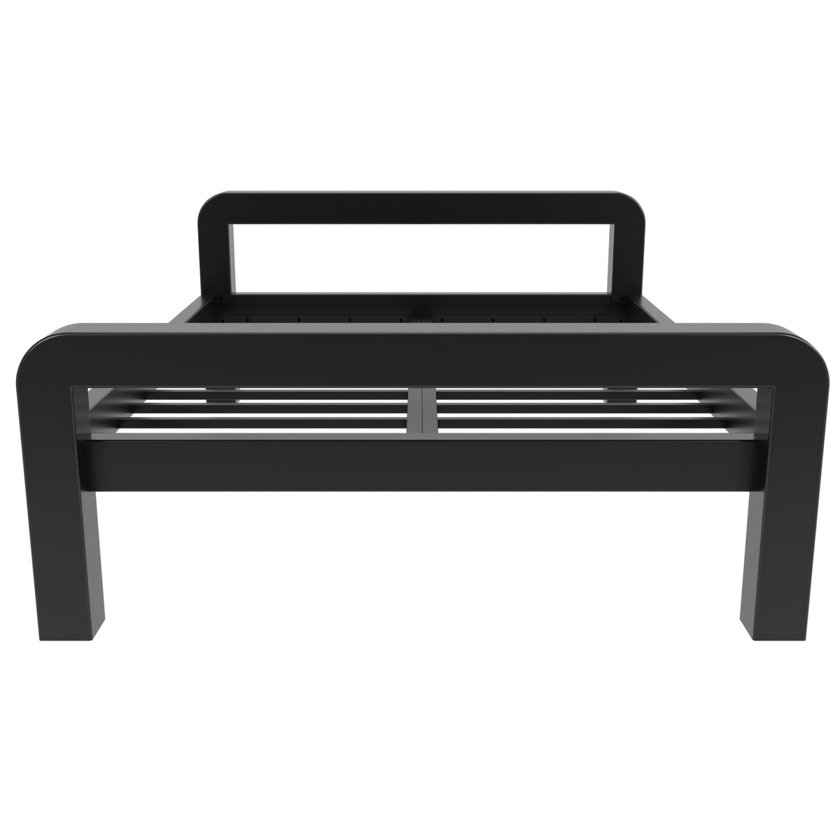 Kovová posteľ Ryka Round otvorená (profil 120 x 120 mm)