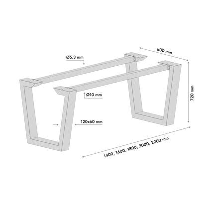 Metalen Tafelpoot Atria Epox Extreme