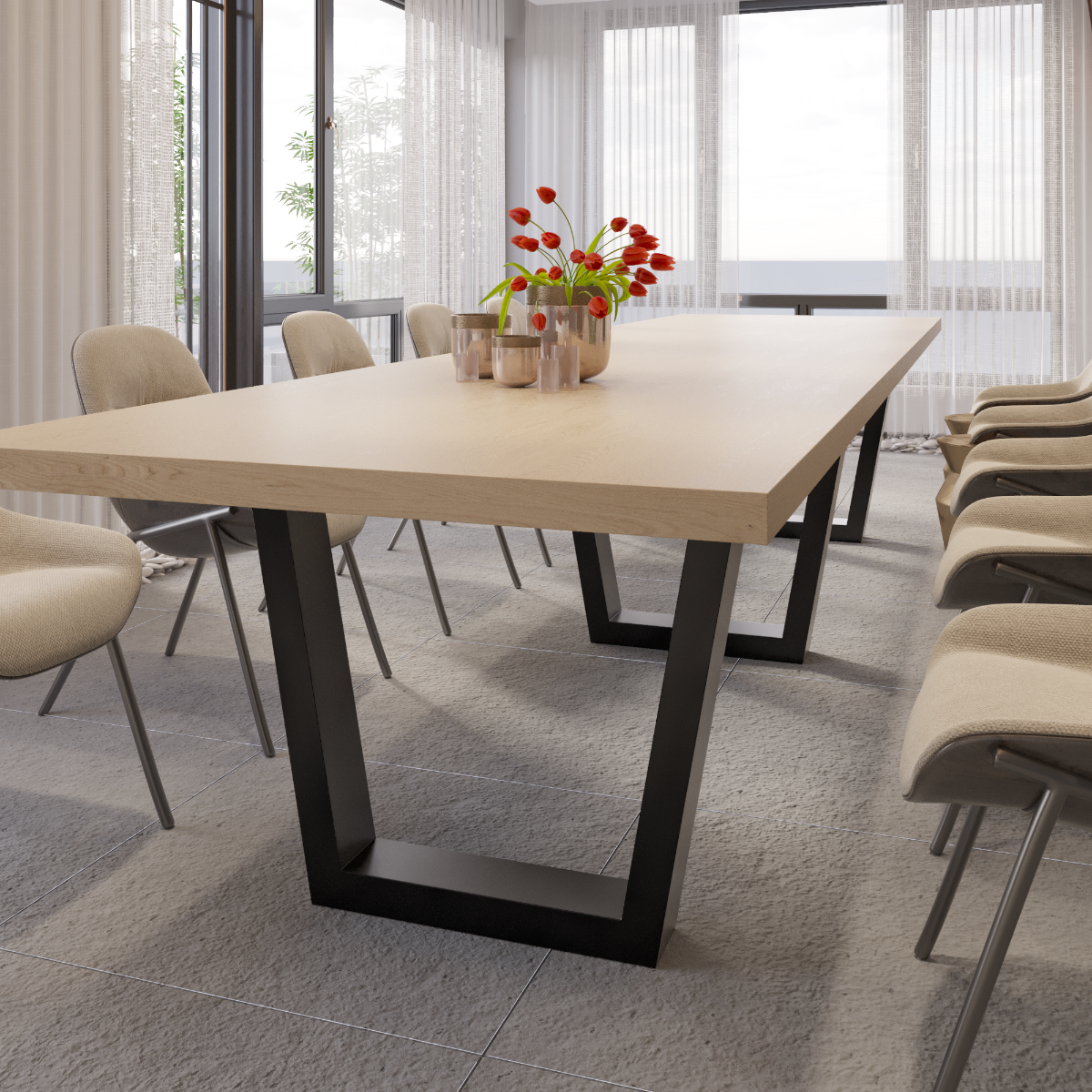 Metalen Tafelpoot Atria Extreme Long