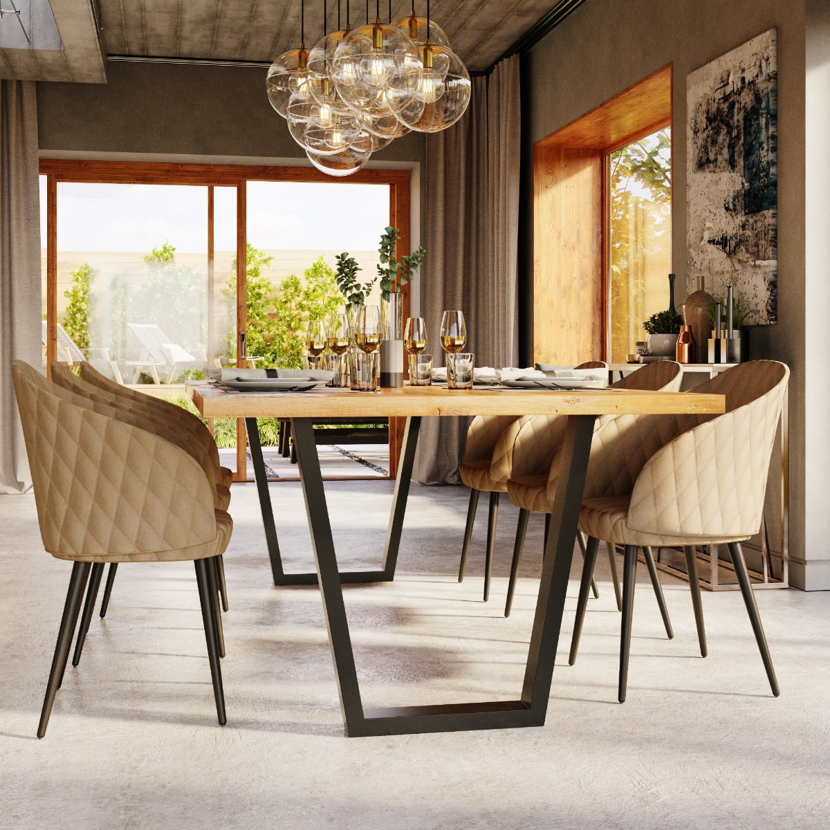 Metalen Tafelpoot Atria Lite