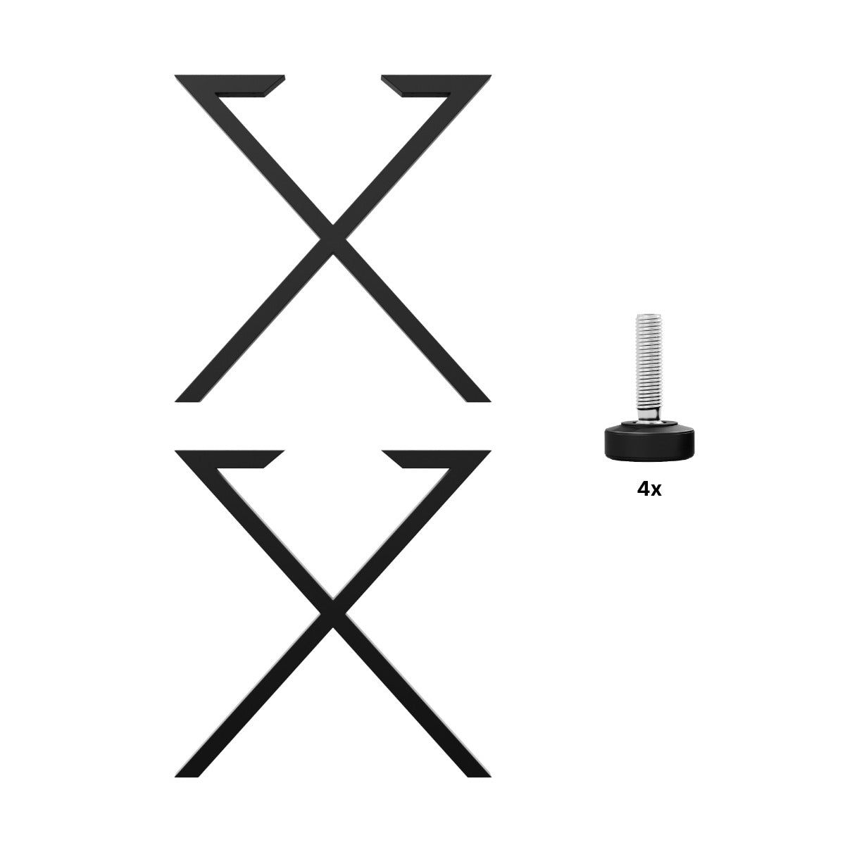 Metalen Tafelpoot Belaga Epox Lite