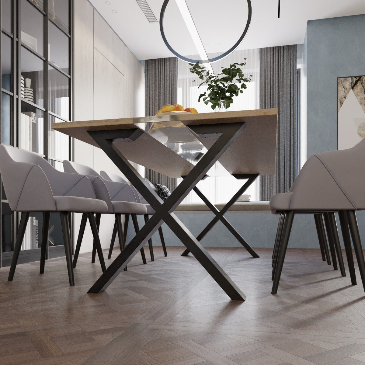 Metalen Tafelpoot Belaga Epox Lite