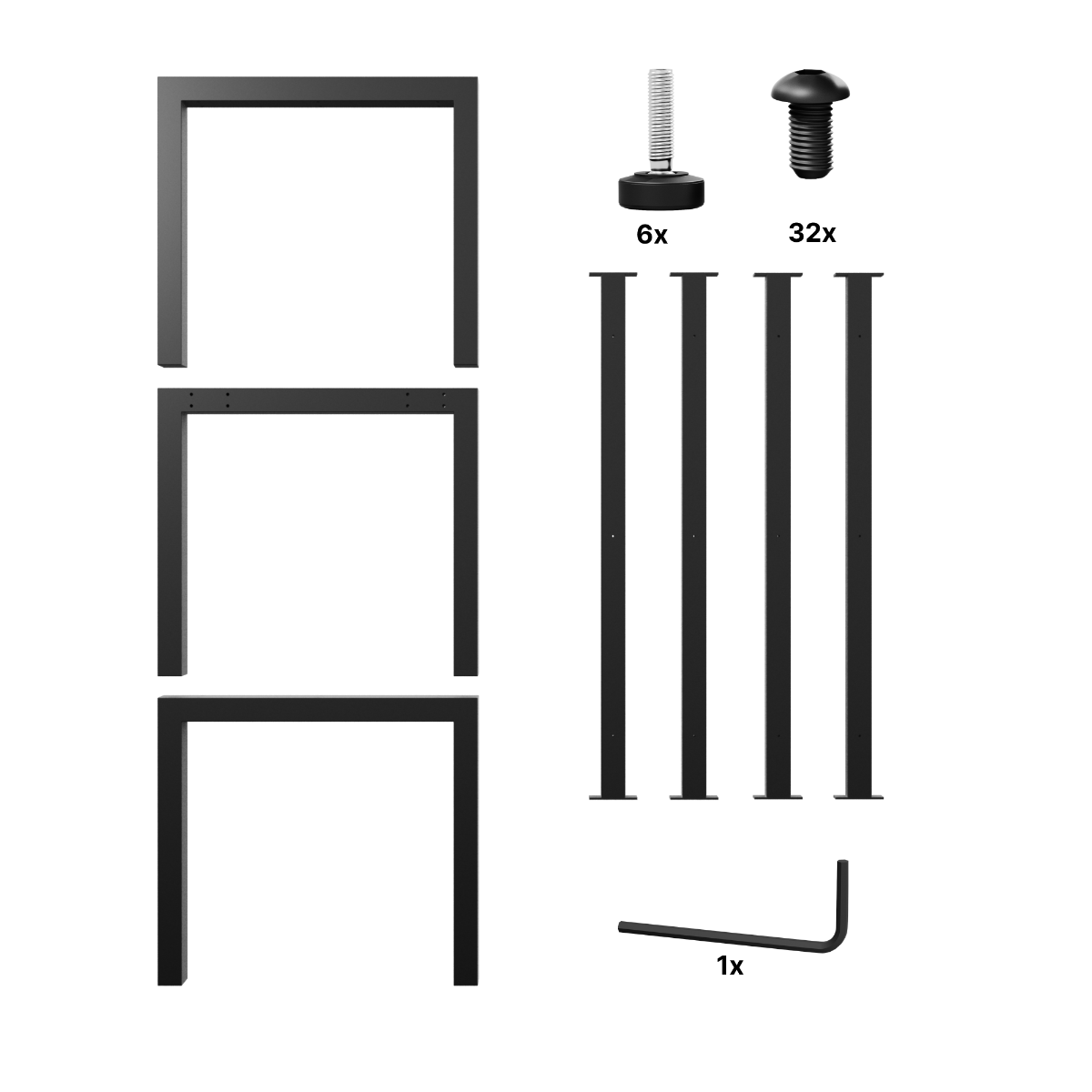 Metalen Tafelpoot Etamin Extreme Long