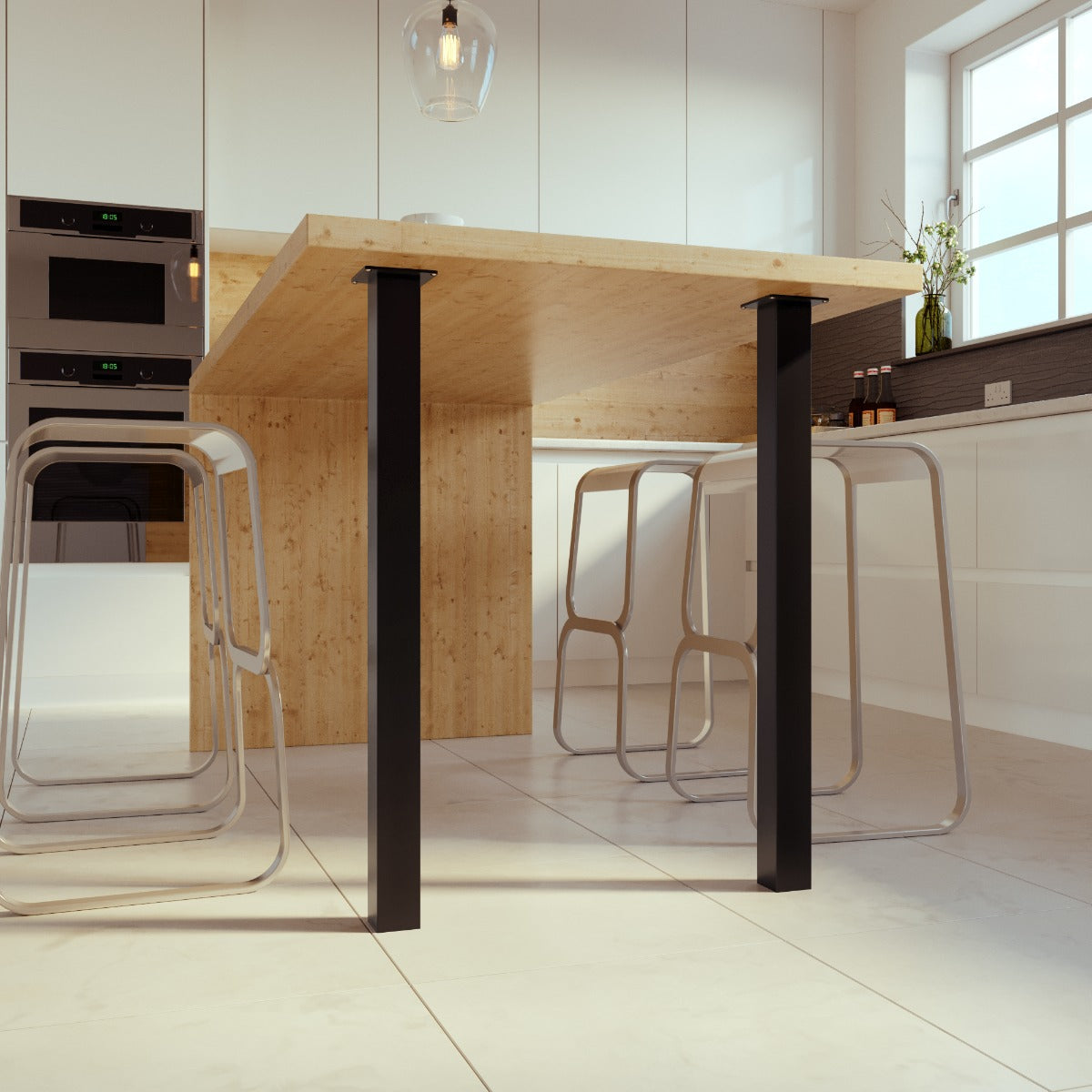 Metalen Tafelpoot Melmak Flat
