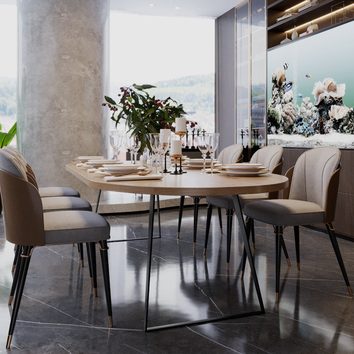Metalen Tafelpoot Quebec