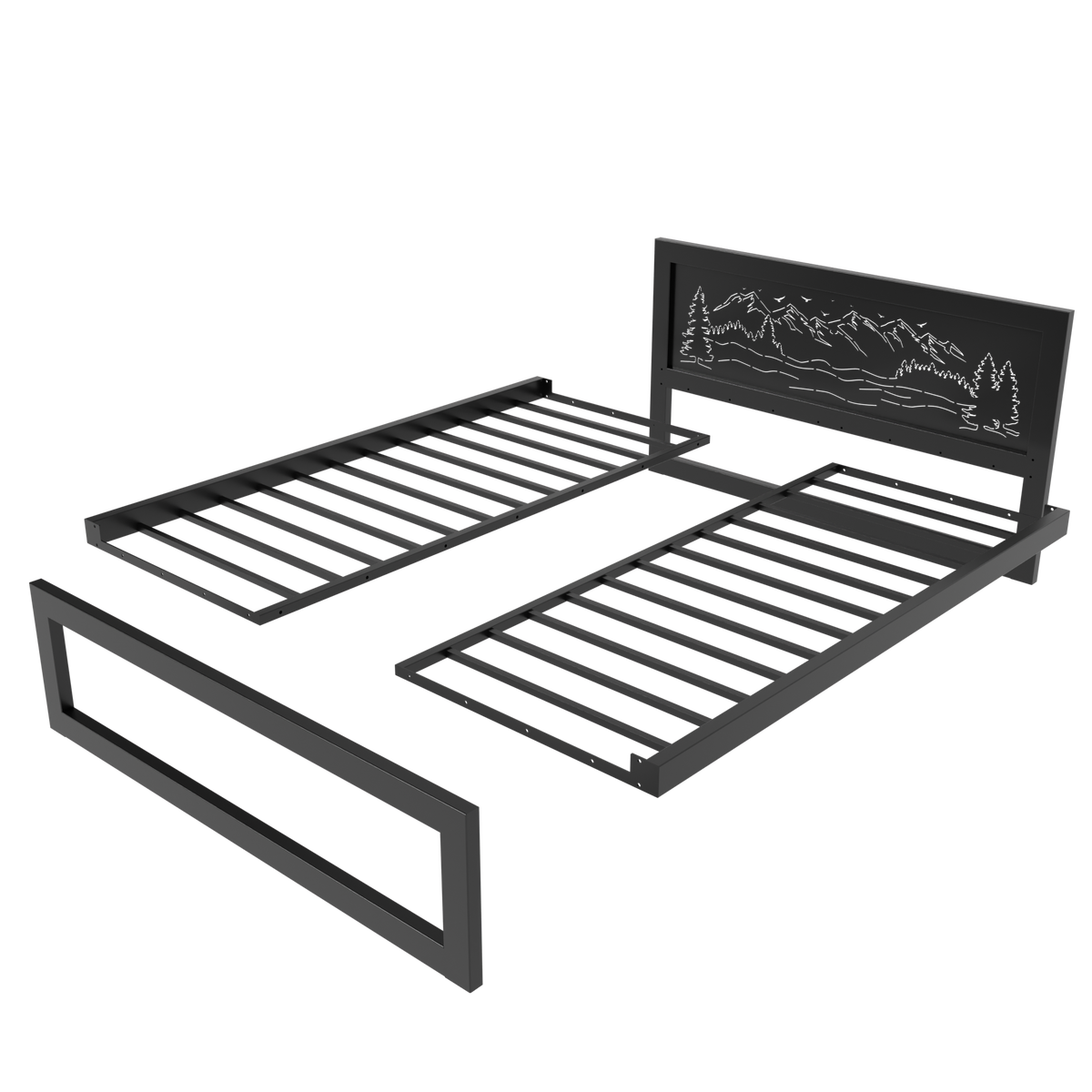 Kovová posteľ Ryka Standard M2